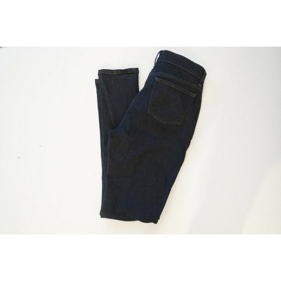 EILEEN FISHER Dark Wash Indigo Organic Cotton Jean - Picture 3 of 8